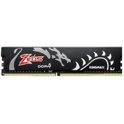 تصویر رم کامپیوتر کینگ مکس تک کاناله Zeus Dragon فرکانس 3200 مگاهرتز DDR4 تایمینگ CL16 حافظه 16 گیگابایت Kingmax Zeus Dragon Single Channel CL16 3200MHz DDR4 16GB Computer RAM
