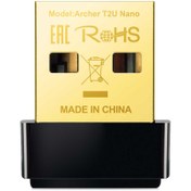 تصویر کارت شبکه بی سیم TP-LINK Archer T2U Nano AC600 433Mbps TP-LINK ARCHER T2U NANO AC600 433MBPS WIRELESS ADAPTER