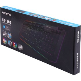 تصویر کیبورد گیمینگ کینگ استار مدل KB165G ا Kingstar KB165G Gaming Keyboard Kingstar KB165G Gaming Keyboard
