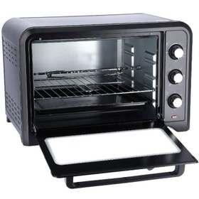 تصویر آون توستر 42 لیتری جیپاس مدل با جوجه گردان مدل GO34024 Electric Oven With Convection And Rotisserie