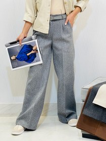 تصویر شلوار بگ فوتر زنانه سایز ۴۰-۴۴ رنگ کرم 