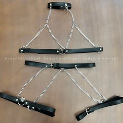 تصویر ست هارنس و گارتر زنجیری 