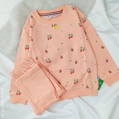 تصویر بلوز و شلوار دخترانه طرح گیلاس 