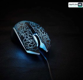 تصویر ماوس و کیبورد با سیم گیمینگ رپو مدل وی 100 اس V100S Backlit Gaming Keyboard & Optical Gaming Mouse