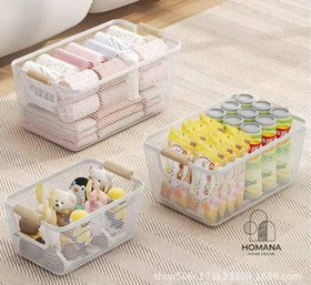 تصویر سبد فلزی ایکیا دو دسته 