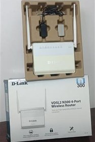 تصویر مودم Dlink dsl224 مشابه نو 