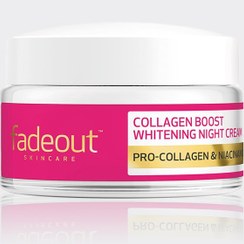 تصویر کرم شب کلاژن بوست فیداوت fadeout Collagen Boost Whitening Night Cream 50ml 