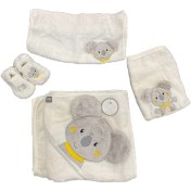 تصویر سرویس حوله 4 تکه مادرکر 