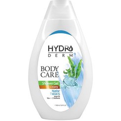 تصویر شامپو بدن کرمی هیدرودرم مدل Marine Extracts حاوی عصاره های دریایی و روغن آرگان حجم ۵۰۰ میل 