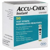 تصویر نوار تست قند خون اکیو چک مدل اینستنت بسته ۵۰ عددی 