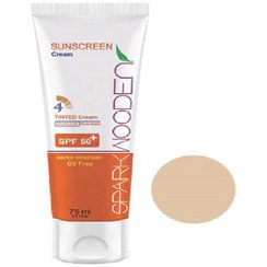 تصویر کرم ضد آفتاب SPF50 بژ روشن 004 اسپارک وودن 