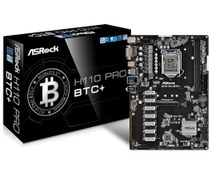تصویر مادربرد ASROCK مدل H110 Pro BTC Plus+cpu G4400 