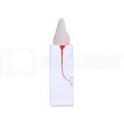 تصویر بلوک شیشه ای روت کانال با تاج 