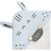 تصویر حوله دورپیچ کلاهدار کیکابو 