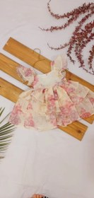 تصویر پیراهن دخترانه مجلسی نقلی 