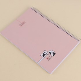 تصویر دفتر سیمی 80 برگ پیک فدک کد 009 Peykefadak Notebooke 80 Sheets Code 009