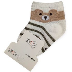 تصویر جوراب نوزادی پسرانه طرح خرس خوش‌شانس راه راه فیلاردی Filardi ا Filardi Striped Lucky Bear Baby Boy Socks Filardi Striped Lucky Bear Baby Boy Socks