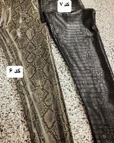 تصویر لگ چرم پوست ماری Leggings