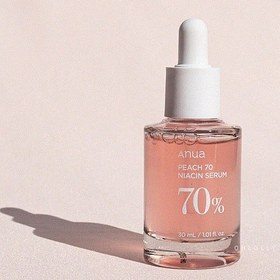 تصویر سرم روشن کننده نیاسینامید آنوا حاوی عصاره هلو Anua Peach 70% Niacin Serum 30ml