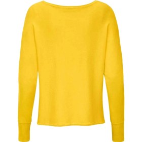 تصویر بلوز بافت زرد زنانه چیبو 