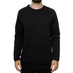 تصویر سویشرت مردانه Puma Spacer Crewneck 674007 01 Muški duks Puma Spacer Crewneck PUMA 674007 01