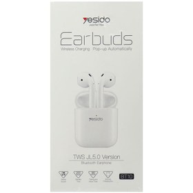 تصویر هندزفری بلوتوث دو تایی YESIDO BT10 YESIDO BT10 Wireless Handsfree