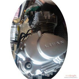 تصویر موتور کامل انجین هوندا 125 مارک لیفان مدل کاربراتوری هندلی 
