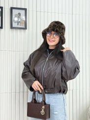 تصویر بامبر جکت چرم برسان (051695) 