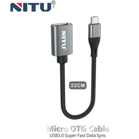 تصویر کابل تبدیل Nitu NT-CN20 OTG USB To MicroUSB Nitu NT-CN20 OTG USB To MicroUSB OTG Adapter