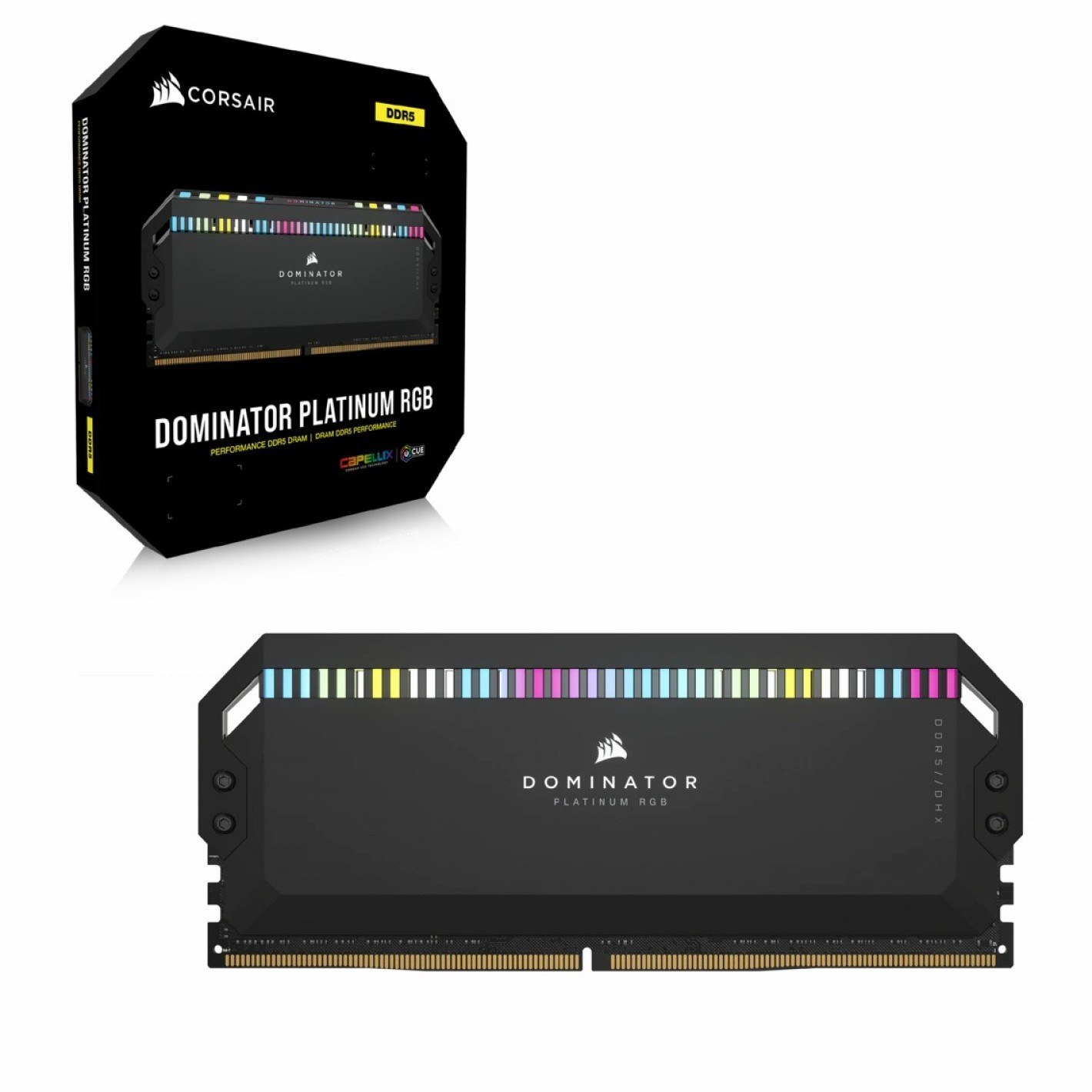 خرید و قیمت رم Corsair Dominator Platinum RGB DDR5 64GB Dual