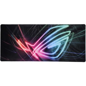 تصویر ماوس پد گیمینگ ایسوس مدل نئون NU17 ابعاد 30*80 سانتی متر ASUS NEON GAMING MOUSE PAD 30*80 CM