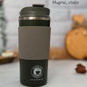 تصویر تراولماگ دور سیلیکونی کافی - طوسی coffee