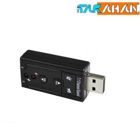 تصویر کارت صدا USB معمولی ا USB Sound Audio USB Sound Audio