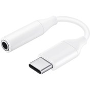 تصویر کابل تبدیل AUX به USB-C سامسونگ - مشکی Samsung AUX to USB-C converter cable