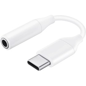 تصویر کابل تبدیل AUX به USB-C سامسونگ - مشکی Samsung AUX to USB-C converter cable