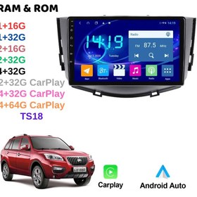 تصویر مانیتور اندروید فابریک لیفان ایکسX60-60 Lifan X60 fabric Android monitor