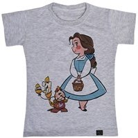 تصویر تی شرت دخترانه 27 طرح دیو و دلبر کد V94 
