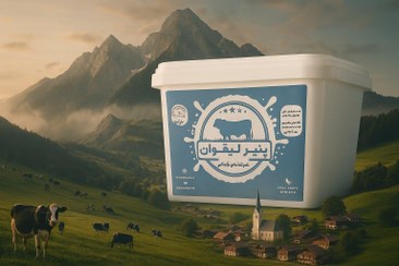 تصویر پنیر گاوی لیقوان ، سنتی و محلی ، 800 گرم 