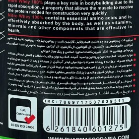 تصویر پودر نیترو پروتئین وی 100درصد ادوای 910 گرمی Advay Nitro Protein Whey Powder 910 g