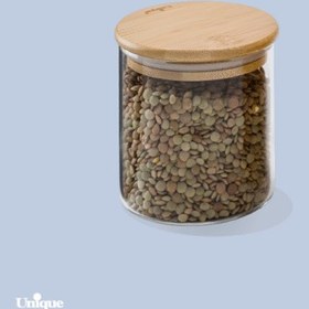 تصویر بانکه شیشه ای درب چوبی گردیونیک - سایز۴ Glass door, wooden door, gardionic