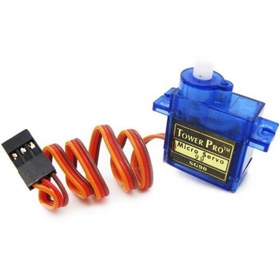 تصویر سروو موتور SG90 مدل ۳۶۰ درجه 