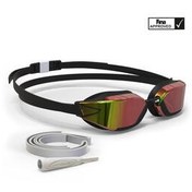 تصویر Decathlon - عینک شنا حرفه ای آینه ای شیشه ای قرمز پل بینی قابل تنظیم Decathlon - Profesyonel Yüzücü Gözlüğü Aynalı Kırmızı Cam Ayarlabilir Burun Köprüsü