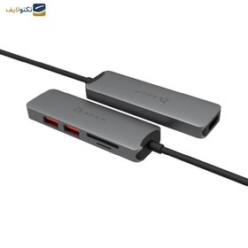 تصویر هاب USB-C آدام المنتس 5 پورت مدل CASA A05 