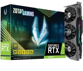 تصویر کارت گرافیک گیمینگ زوتاک مدل GeForce RTX 3070 Ti ZT-A30710Q-10P با حافظه 8 گیگابایت ZOTAC GeForce RTX 3070 Ti ZT-A30710Q-10P 8GB GAMING Graphics Card
