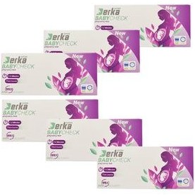تصویر تست بارداری درکا مدل کاستی ۶ عددی Berka Baby Check 6pcs