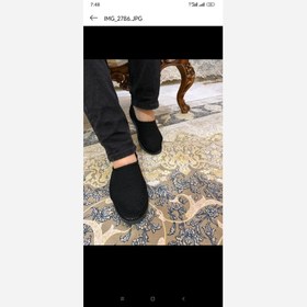 تصویر گیوه مشکی مردانه طبی تزریقی 