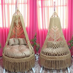 تصویر تاب ریلکسی مکرومه و شاه نشین 