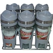 تصویر ست جا ادویه 7 پارچه کاپریس مدل فلورا کد 07 