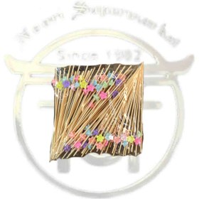 تصویر سیخ فینگر فود ستاره رنگی 12 سانت 100 عددی 