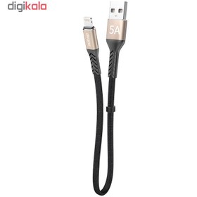 تصویر کابل تبدیل USB به لایتنینگ دودا مدل L10 طول 0.23 متر 